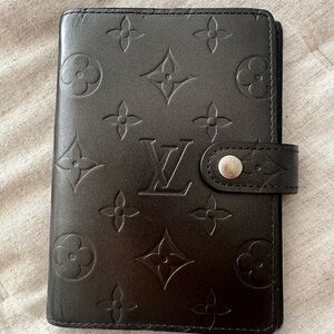 Louis Vuitton Monogram Matte Black PM Agenda